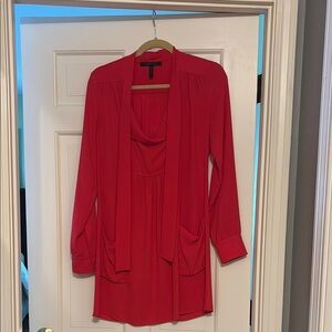 BCBGMaxAzria Vibrant Red dress